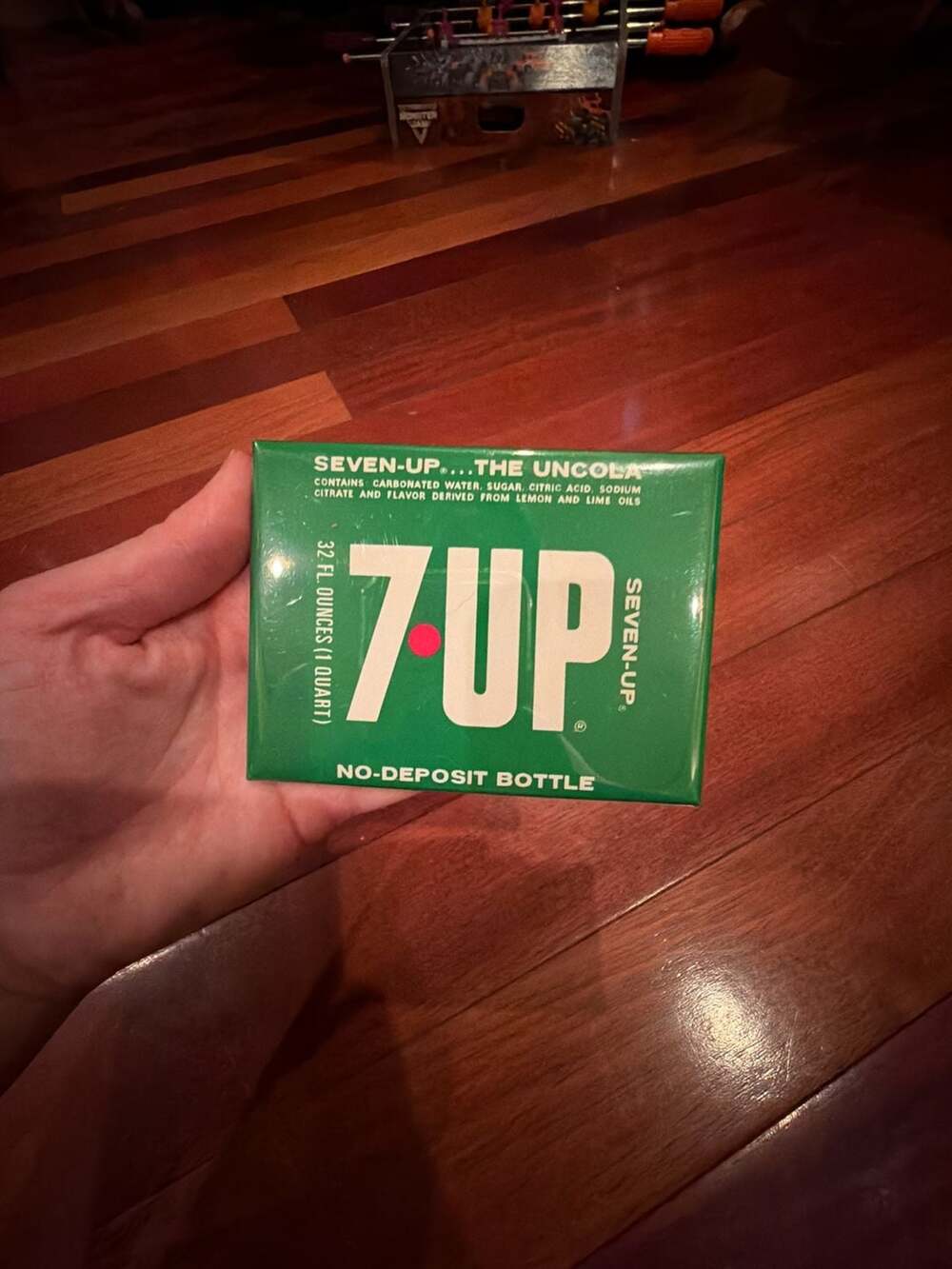 Vintage Hallmark 7-Up Rare View Mirror You're Number UN